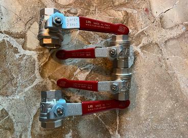 Set di 4 valvole a sfera RuB Bonomi Made in Italy