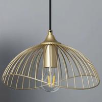 Lampadario a sospensione di design oro