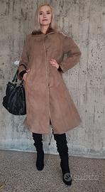 Shearling / Montone / cappotto lungo vera pelle