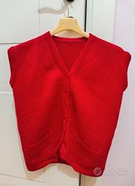 Gilet donna rosso 