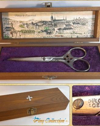 Forbici Cucito Antiche Convento Con Croce Gotica
