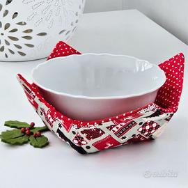 Copri ciotola Natale, contenitore cucina, cestino
