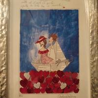 Quadro "i fidanzati" coppia innamorati