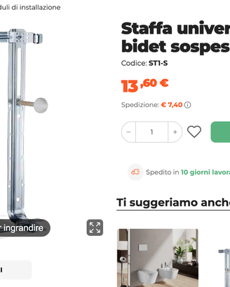 staffe per sanitari sospesi