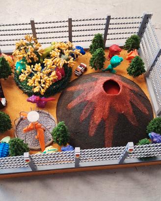 diorama jurassic park 