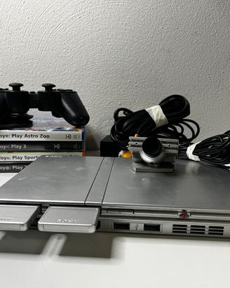 Ps2 slim silver piu tanti accessori