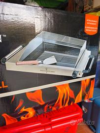 Griglia elettrica su vetro ceramico, nuova