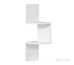 Libreria / Mensola Angolare da Muro 20x20x62 cm