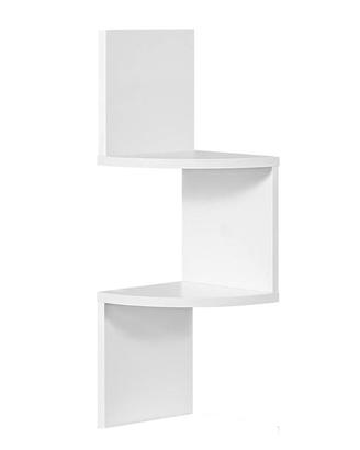 Libreria / Mensola Angolare da Muro 20x20x62 cm