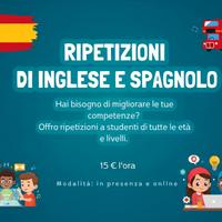Ripetizioni di Inglese e Spagnolo