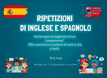 Ripetizioni di Inglese e Spagnolo