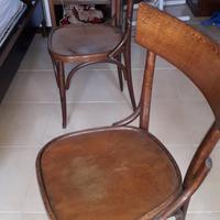 Due sedie Milano leggera stile viennese tonet