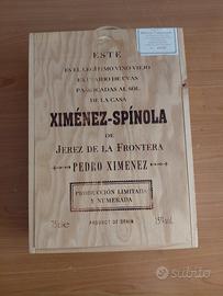 Cassetta Legno Vino Ximenez-Spinola 