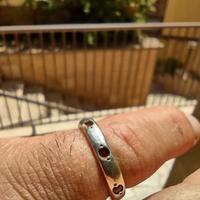 Anello argento con pietre