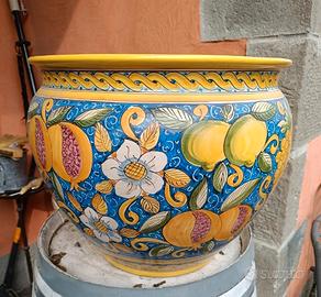 vaso Caltagirone firmato E. Doria