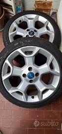 2 cerchi lega originali Ford Ka con 2 gomme