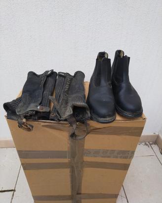 Scarpe e ghette equitazione 
