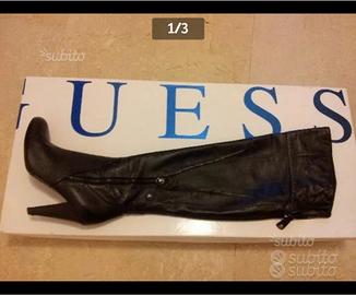 Stivale alto in pelle "GUESS" ne. 37