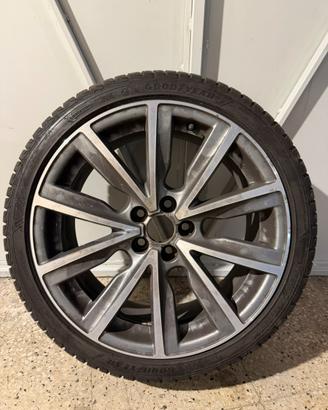 Cerchio in lega diamantato/grigio daytona 17