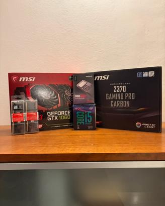 Bundle pc gaming: i5 8600k, 16 gb ram ddr4, z370..