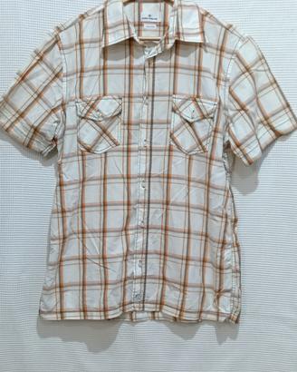 Camicia a quadri manica corta da uomo TOM TAILOR 
