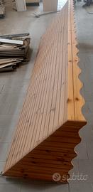 Tettoina / pensilina da interni in legno misura 3