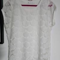 Maglietta marca Promod colore bianco taglia ita L