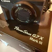 Canon G7X mark III + braccio Canon BR-E1