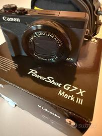 Canon G7X mark III + braccio Canon BR-E1