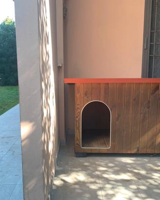 Cuccia legno massello per cani grandi (141x87 cm)
