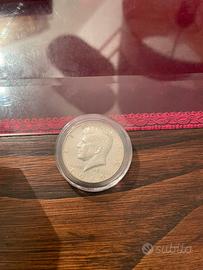 Moneta 1/2 Dollaro Kennedy 1969 D Argento