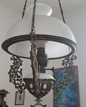 Lampada da soffitto primi 900 in vetro opalino