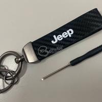 Portachiavi Jeep nero e grigio