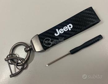 Portachiavi Jeep nero e grigio