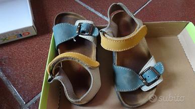 1.Scarpe. Sandali bambina BioNatura, in pelle