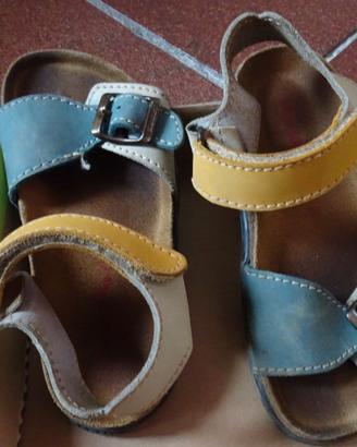 1.Scarpe. Sandali bambina BioNatura, in pelle