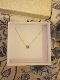 Collana oro con diamanti