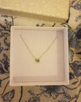 Collana oro con diamanti