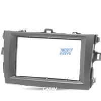 CORNICE NERA RADIO 2-DIN PER TOYOTA COROLLA 07-13