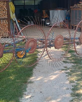 Ranghinatore a Roste con gomme nuove