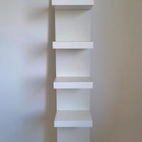Scaffale, bianco, 30x190 cm