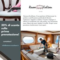 Pulizia e rinnovo professionale di tessuti