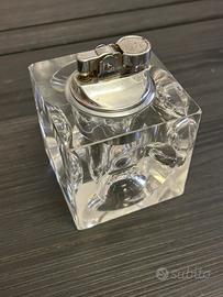 Accendino Vintage da tavolo in cristallo