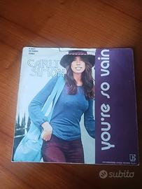 Vinile 45 giri di C.Simon, titolo; You're so vain