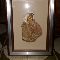 Capezzale Maria con il bambino Gesù