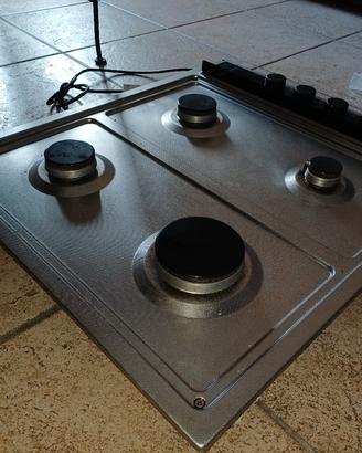 Piano cottura inox da incasso SMALVIC a gas