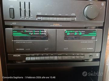 Impianto Hi-Fi Vintage PHILIPS Serie 9300 -