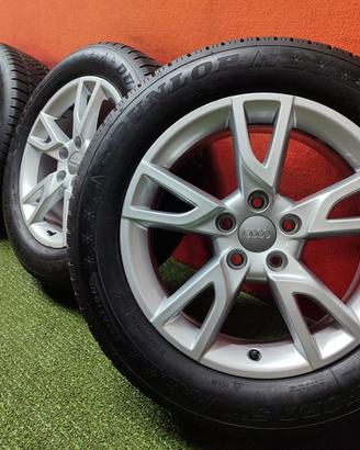 Cerchi Audi Q3 Gomme Inverna 99% Dunlop 215 60 17