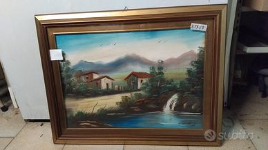 Quadro paesaggio  85 x 67 cm
