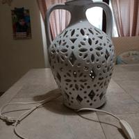 pumi in ceramica con lampadina 